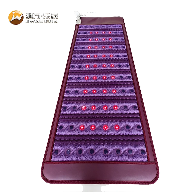 Purple Natural Jade Amethyst Stone Heating Thermal Mat for Home SPA Use with FCC CE Certified