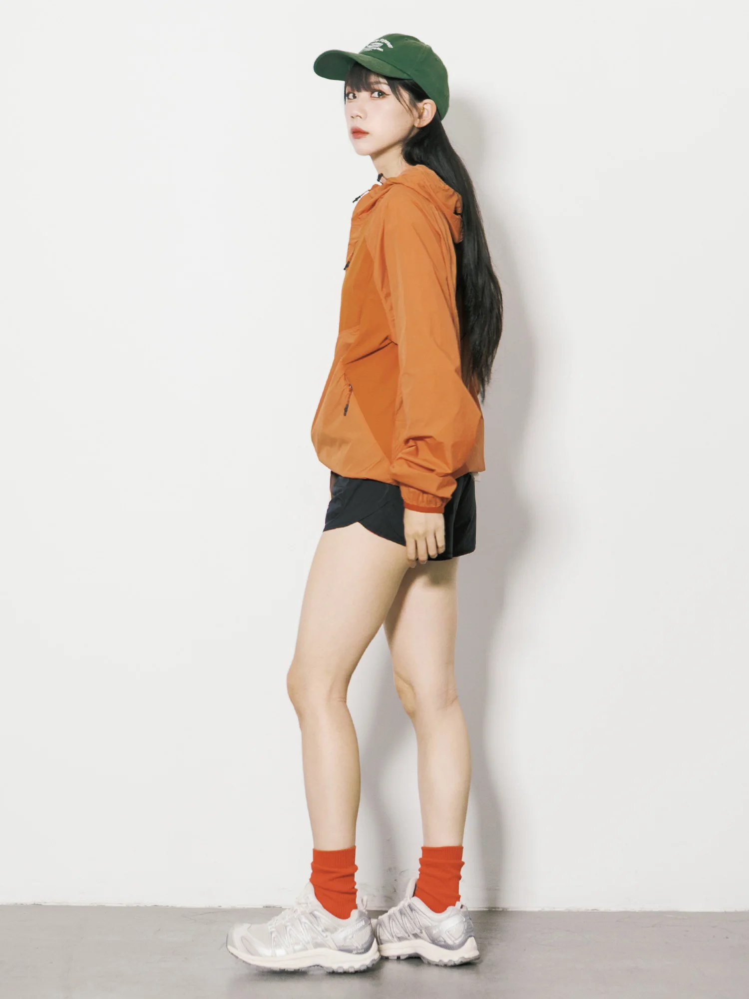 Outdoor RCDB Color Block Hooded Quick Dry UV Protection Jacket Loose Fit Breathable UPF50 Anti UV Women's Short Coat