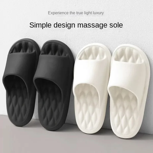 Slippers with a feeling ofstepping onpoop for women insummer, quickdrying, antislip, bathroomshower, coolmop, thicksoledslippers