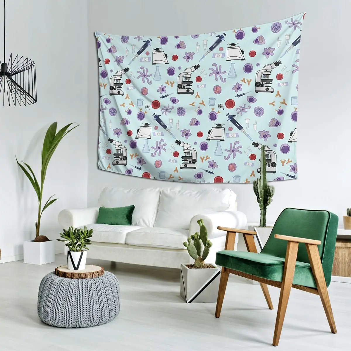 

Научный гобелен, настенный эстетический домашний декор, гобелены для комнаты в общежитии