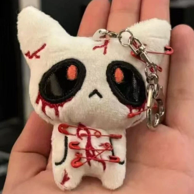 هالوين القوطي ضمادة المفاتيح زاحف الدموي الوحش دمية شبح مفتاح سلسلة للنساء الظلام أنيمي حقيبة سحر تأثيري ديكور الحفلات