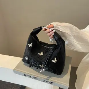 Women's Bag Butterfly Small Female Bag All Shoulder Women Bag Sweet Cool Girly Style Korean Niche High-grade Sense Crossbody