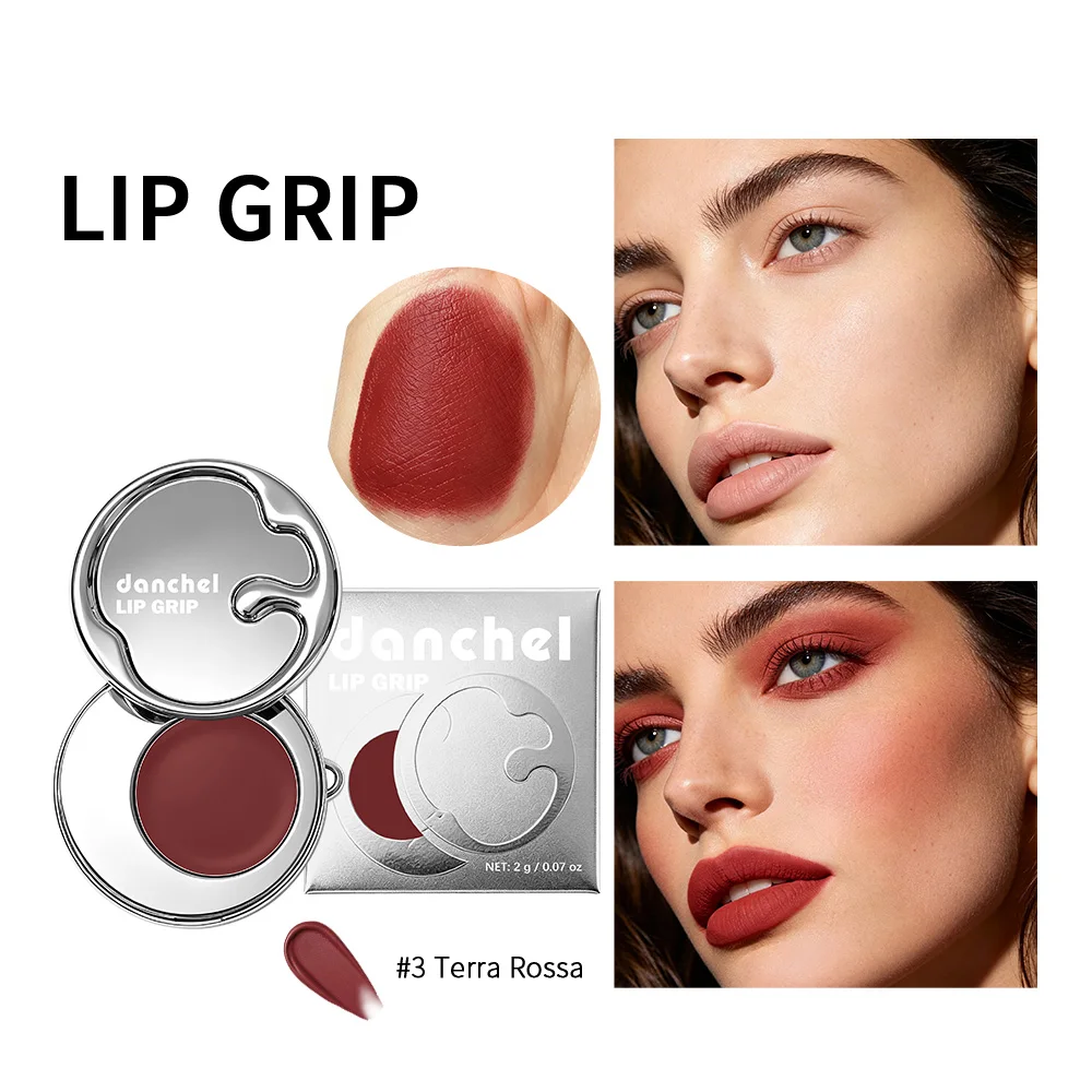 2 In 1 Magic Lip Grip Lip Gloss Blush Blurry Glow Balm Long Lasting Makeup Suction Phone Back Cosmetics