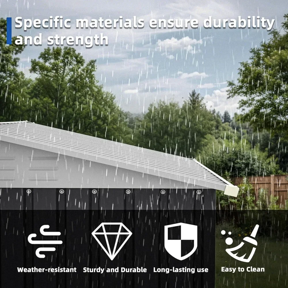 6X4 Ft Metal Outdoo…