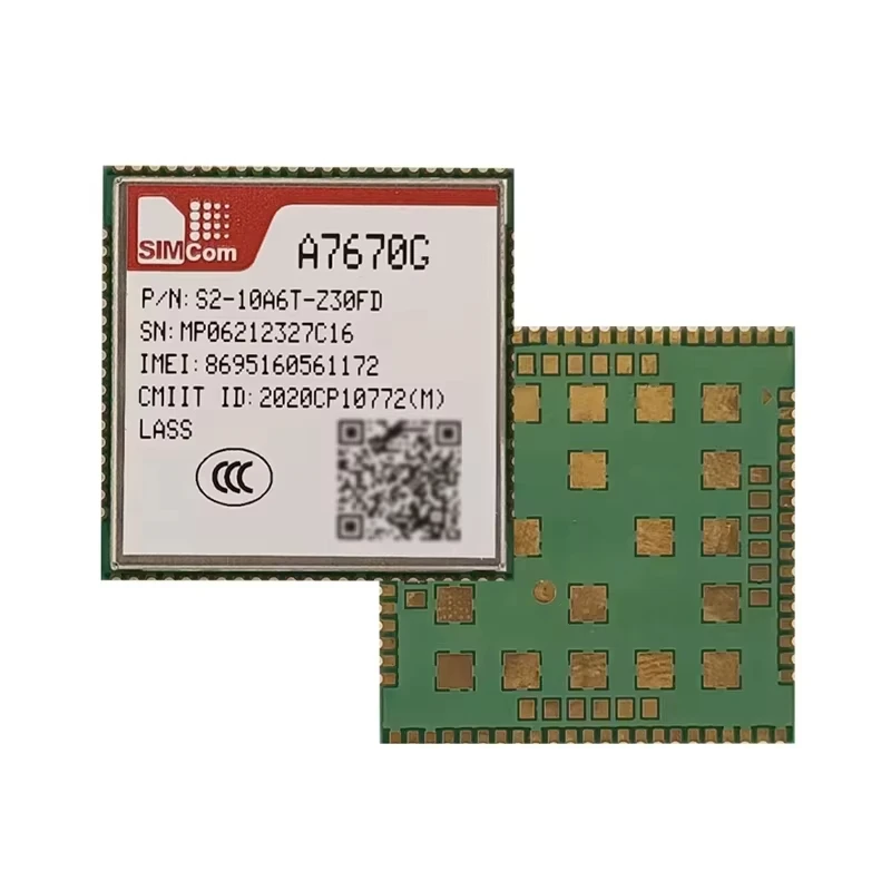 Simcom A7670 4G LTE Cat 1 Module A7670E A7670SA A7670G GNSS (Optional) Multi-Band LTE-FDD/LTE-TDD/GSM/GPRS/EDGE