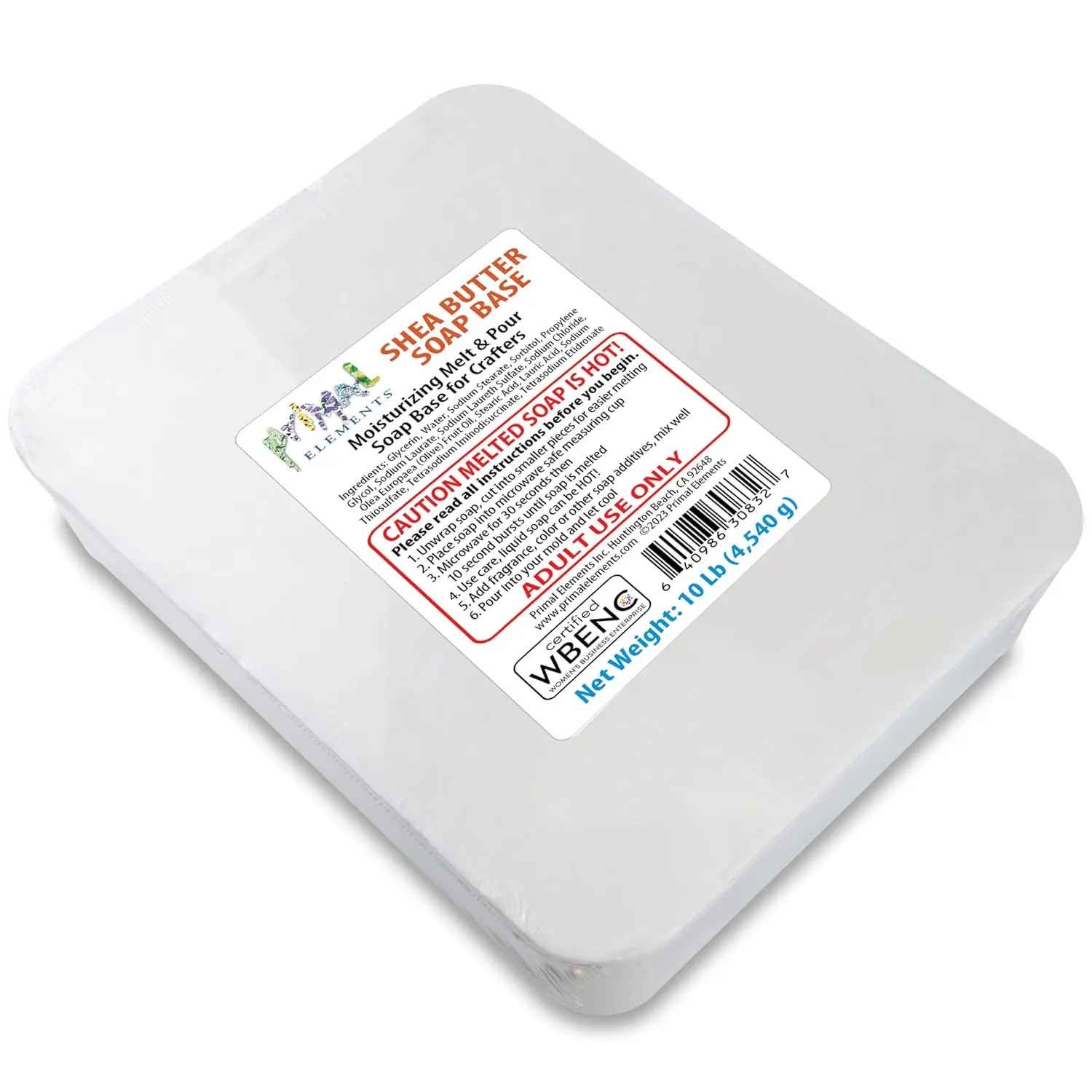 

Увлажняющая мыльная основа с маслом ши для легкого топления и заливки - 10 фунтов