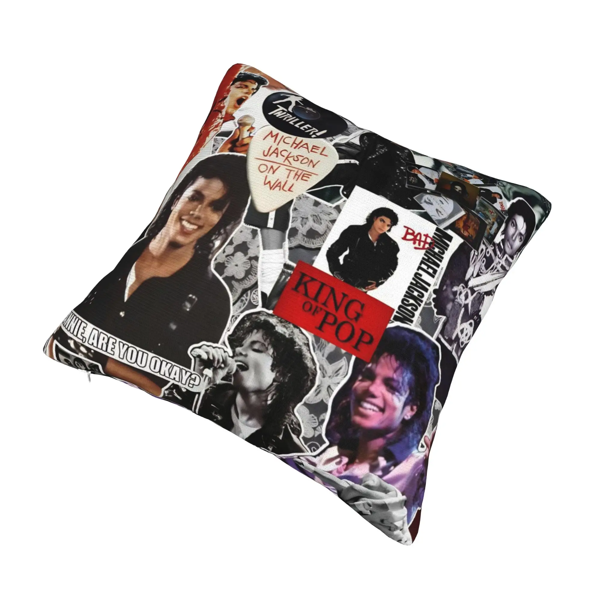 Decorative Pillowcase Singer Michael Jacksons MJ Tour 2026 Merchandise Home  Throw Pillow Case Cover Drop Shipping Multi Size