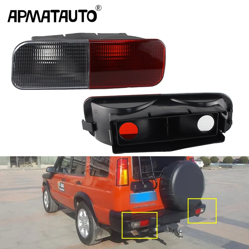2x dla Land Rover Discovery 2 2002-2004 reflektor tylnego zderzaka hamulec przeciwmgielny i lampa cofania XFB 000720   XFB 000730