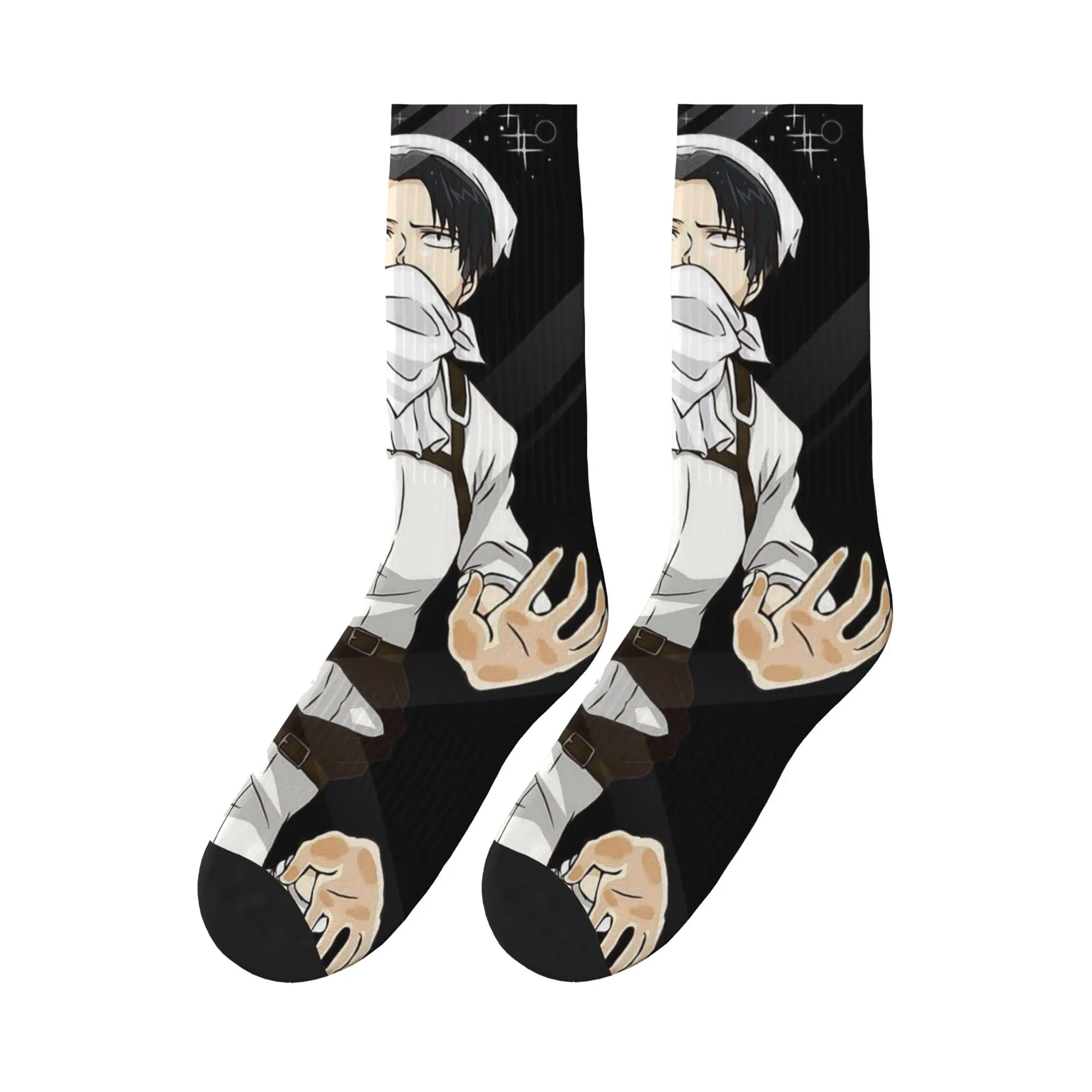 meias-esportivas-attack-on-titan-manga-erwin-smith-anime-meias-absorventes-de-suor-meias-longas-para-todas-as-estacoes-presentes-de-natal-unissex