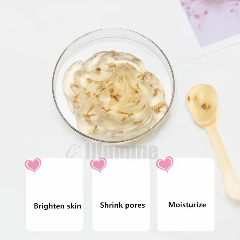 Lavender Petal face Mask Acne Moisturizing  Jelly Mask Gel Shrink Pore Cosmetics OEM 1kg Beauty Salon Equipment