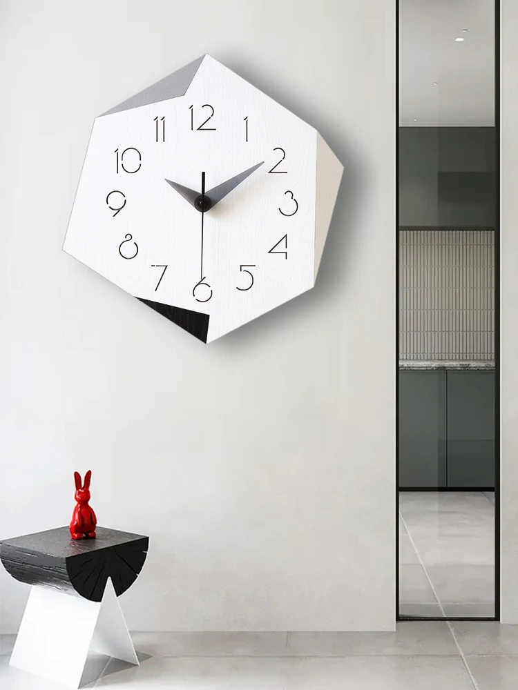

Modern Large Wood Wall Clock Modern Creative Nordic Clocks Wall Home Decor Wall Watch Silent Living Room Decoration Gift Ideas