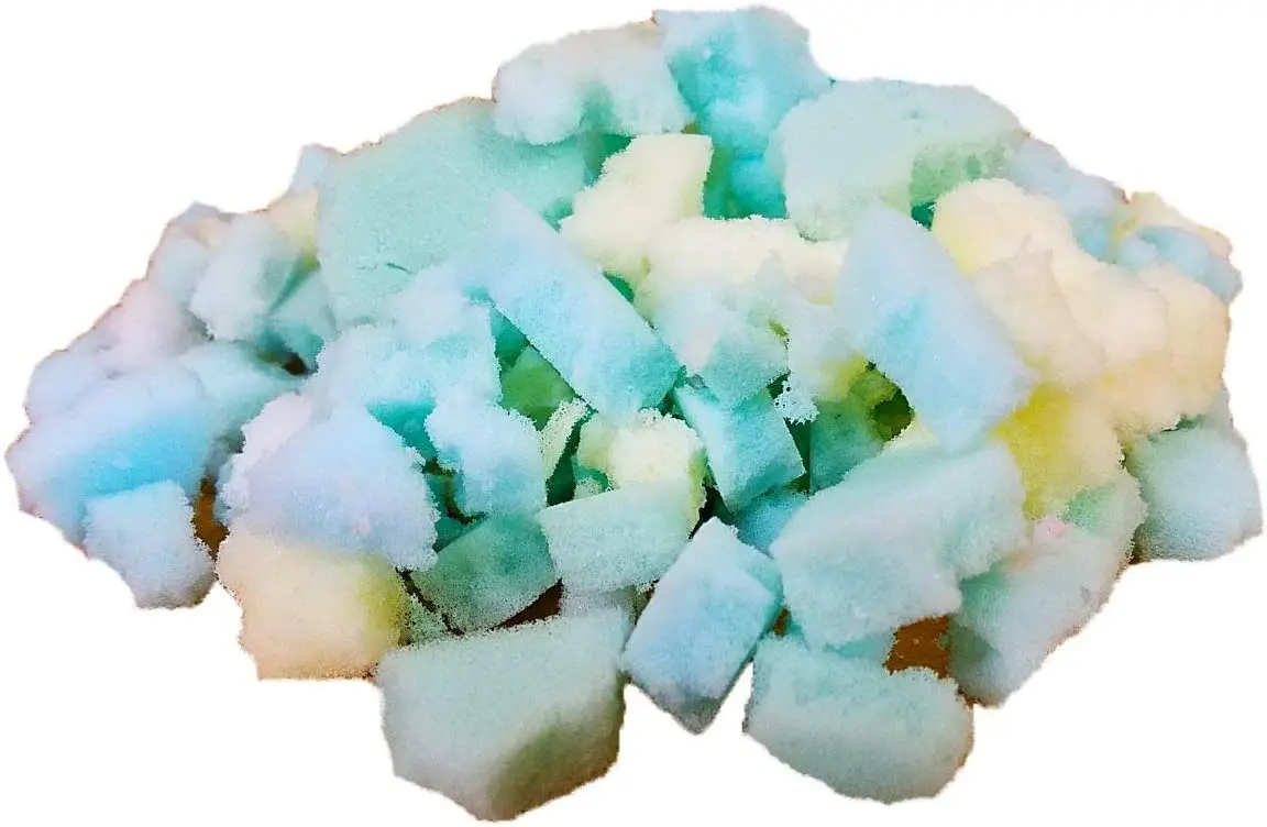 Fine Shredded Polyurethane Foam 15 Pound Multipurpose Stuffing Filler for Upholstery Pillows Sofa Bean Bags Dog Beds & Crafts - Detail 1