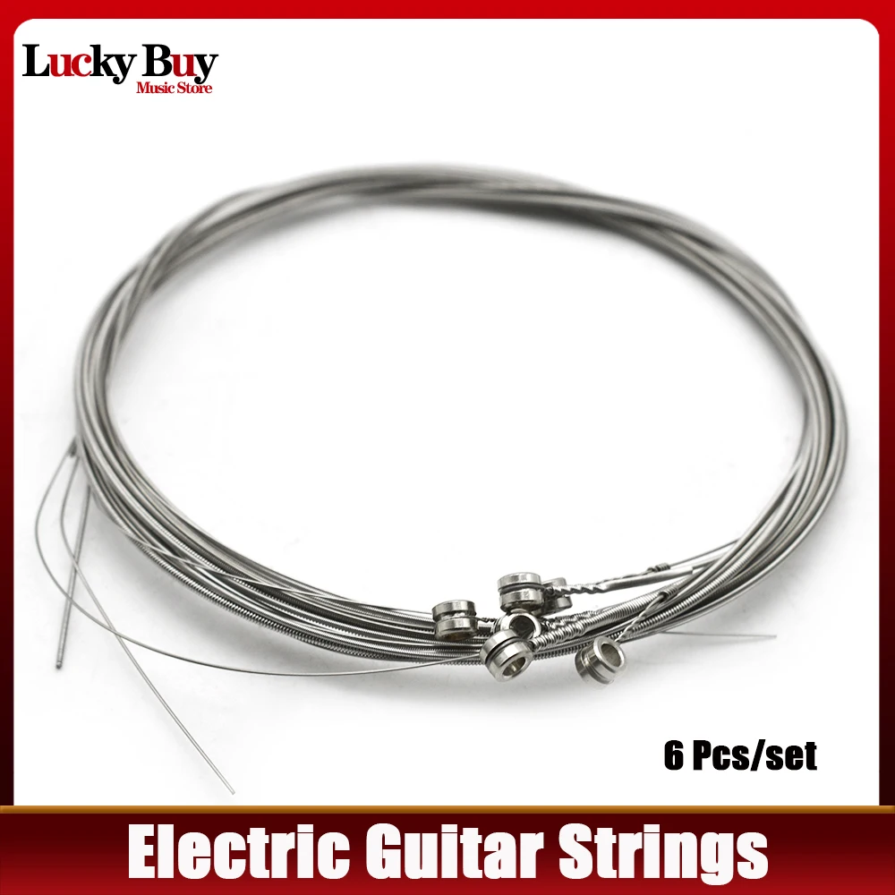 6pcs/set Electric Guitar Strings 009 Plated Steel Core Nickel Alloy Wound Electric Guitar Strings