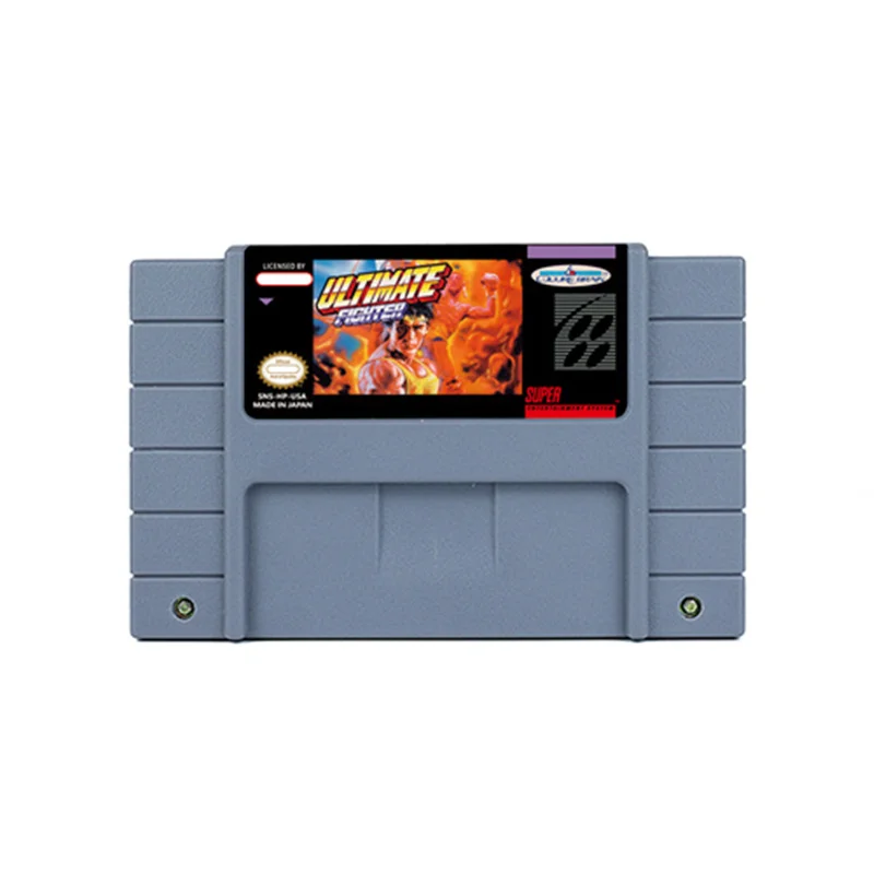 Ultimate Fighter Action  Game for SNES 16 Bit Retro Cart Children Gift