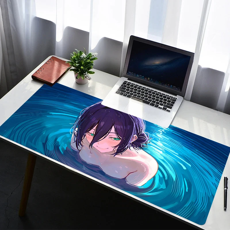 

Mouse Pad Laptop Rubber Extended Desktop Mat Computer Gamer HD Mousepad C-chainsaw Man Reze PC Gaming Accessories Keyboard Pad
