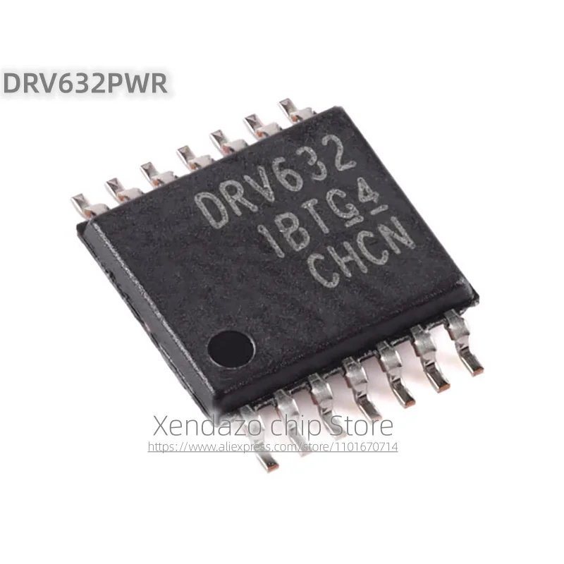 10pcs/lot DRV632PWR DRV632 TSSOP-14 package Original genuine Audio line driver chip