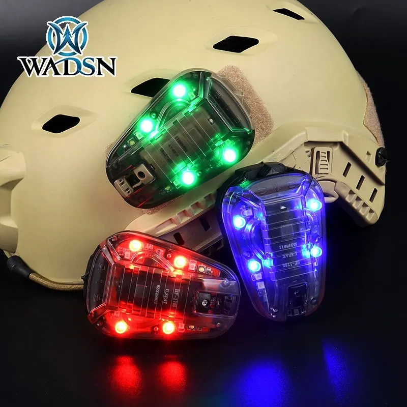 WADSN Ladybird Lamp FAST Helmet Light Red Green IR Strobe Outdoor Survival LED Head Lamp Hunting Waterproof Ladybug signal Light