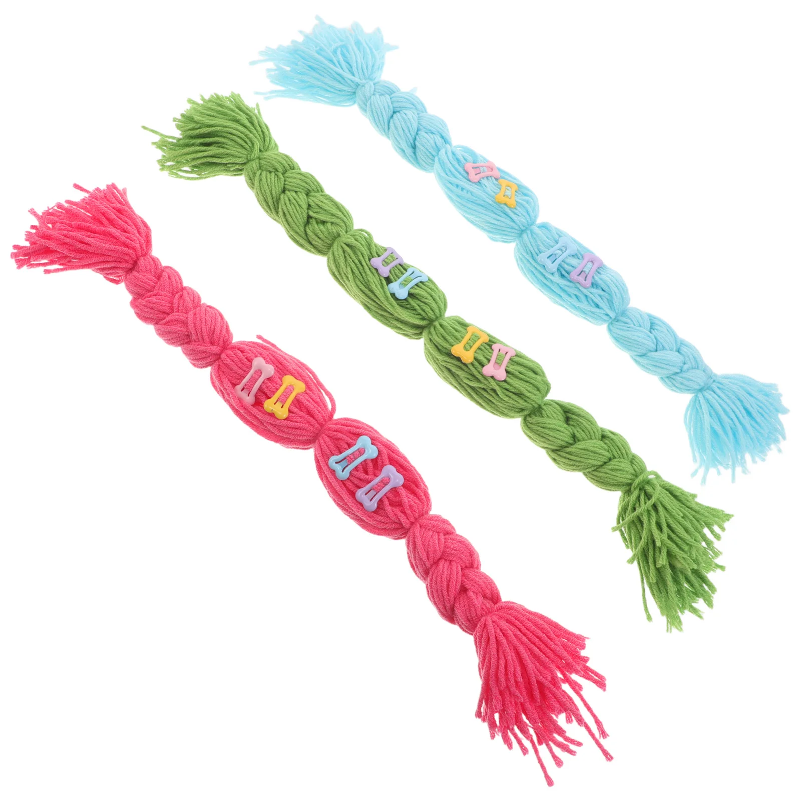 

3Pcs Cat and Dog Cosplay Wigs - Handcrafted Braided Pet Hairpiece - Stylish Comfortable Headgear for Holiday Gatherings and