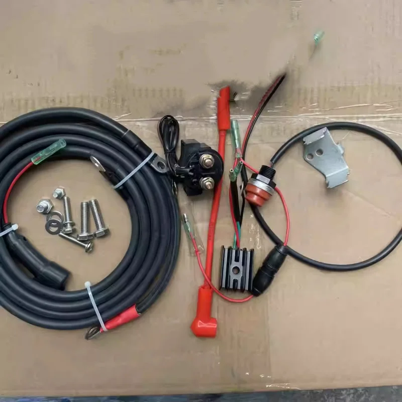 Fits Mercury Marine Electric Starter Kit 2/4 Rush Wiring Harness Installation Kit