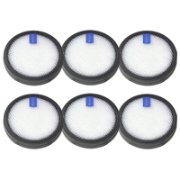 6 Pcs Washable Filter For PRETTYCARE W200 W300 W400 Vacuum Cleaner Replacement Cordless Vac Replacement Spare Parts