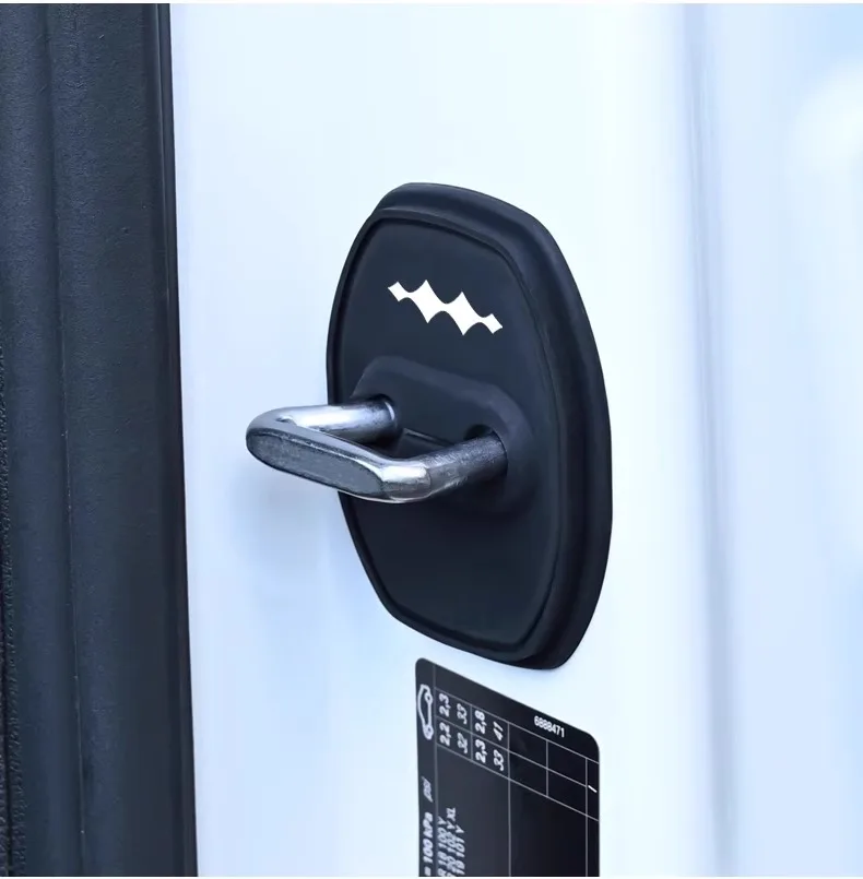 

2025 Formula Leopard 5 5 5 8 Titanium 3 Special Car Door Lock Cover Lock Silicone Shock Absorber Pad Dust Protection Cover