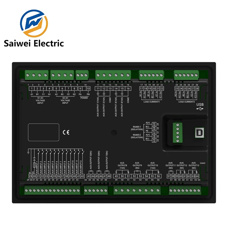 Genuine HMAT821S Dual Power Bus Tie Controller Timing Automatic Switching Control Module