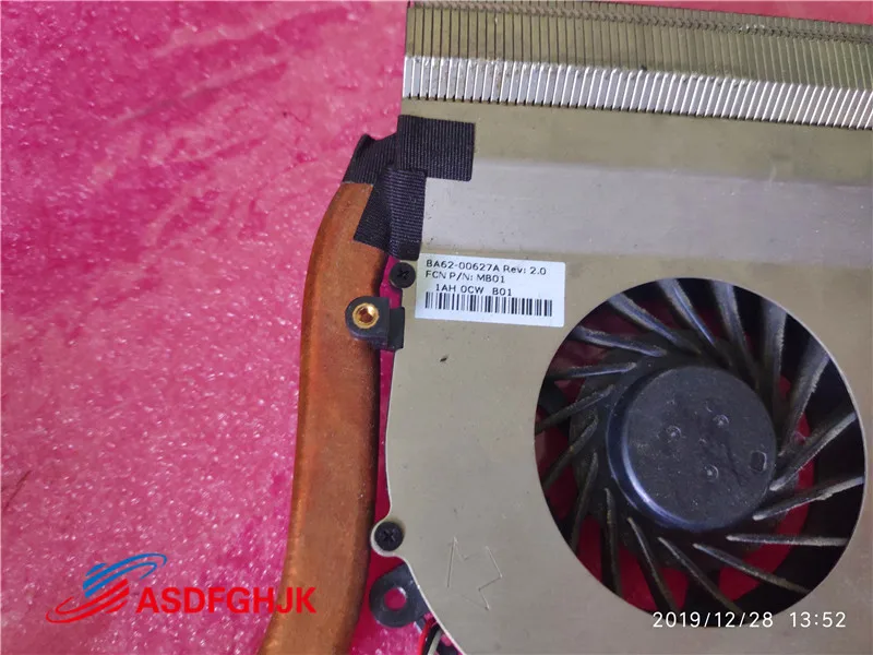 FOR Samsung np700g7c-CPU cooler AND radiator + fan ba627-00627a BA81-14878A 100% Works Perfectly