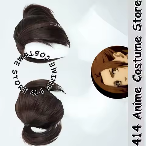 Game &amp; Anime Sasha Braus Cosplay Wig Attack on Titan Heat-Resistant Fiber Synthetic Hair