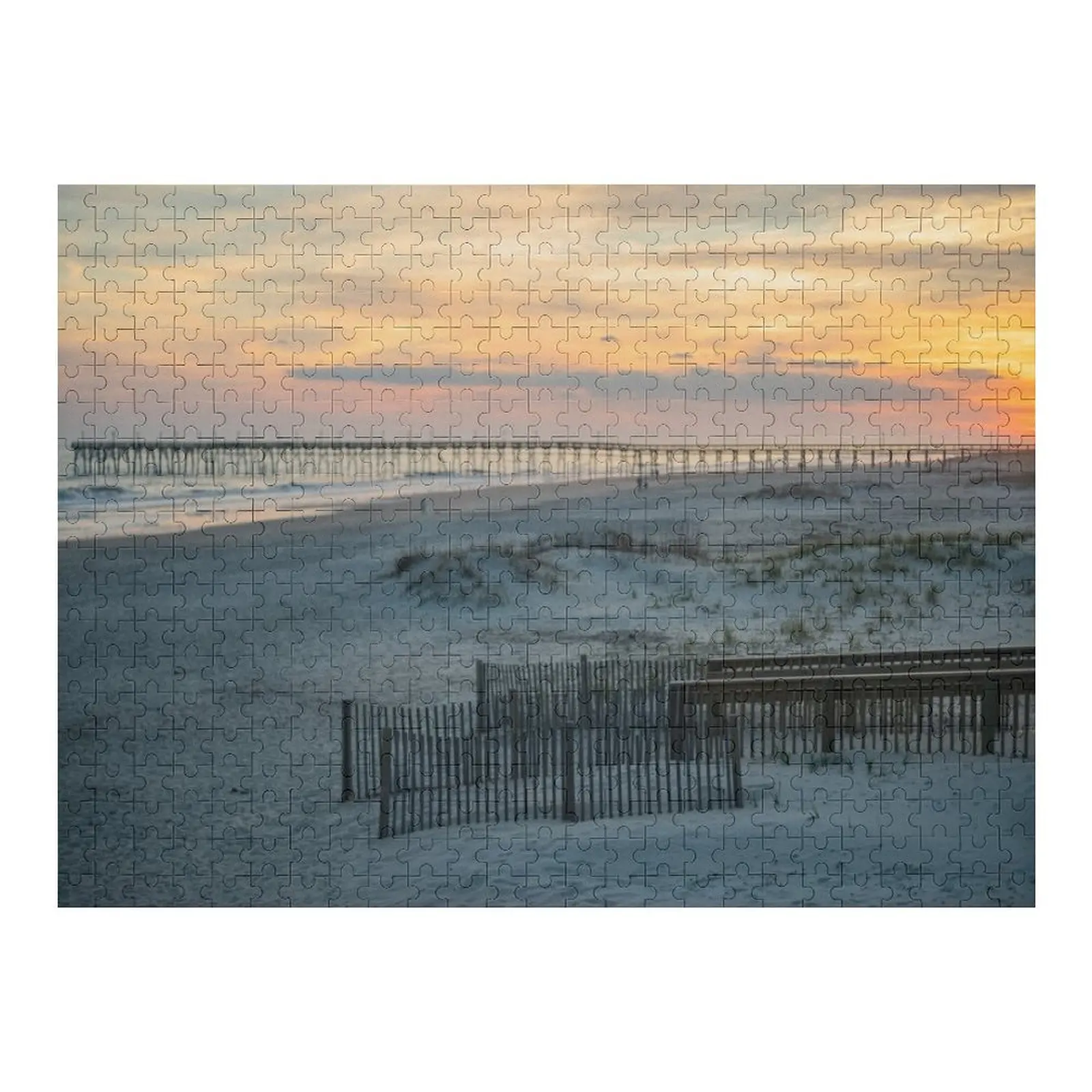 

Пазл Ocean Isle Beach, индивидуальный детский подарок, головоломка для детей, деревянный декор, картины, произведения искусства, головоломка