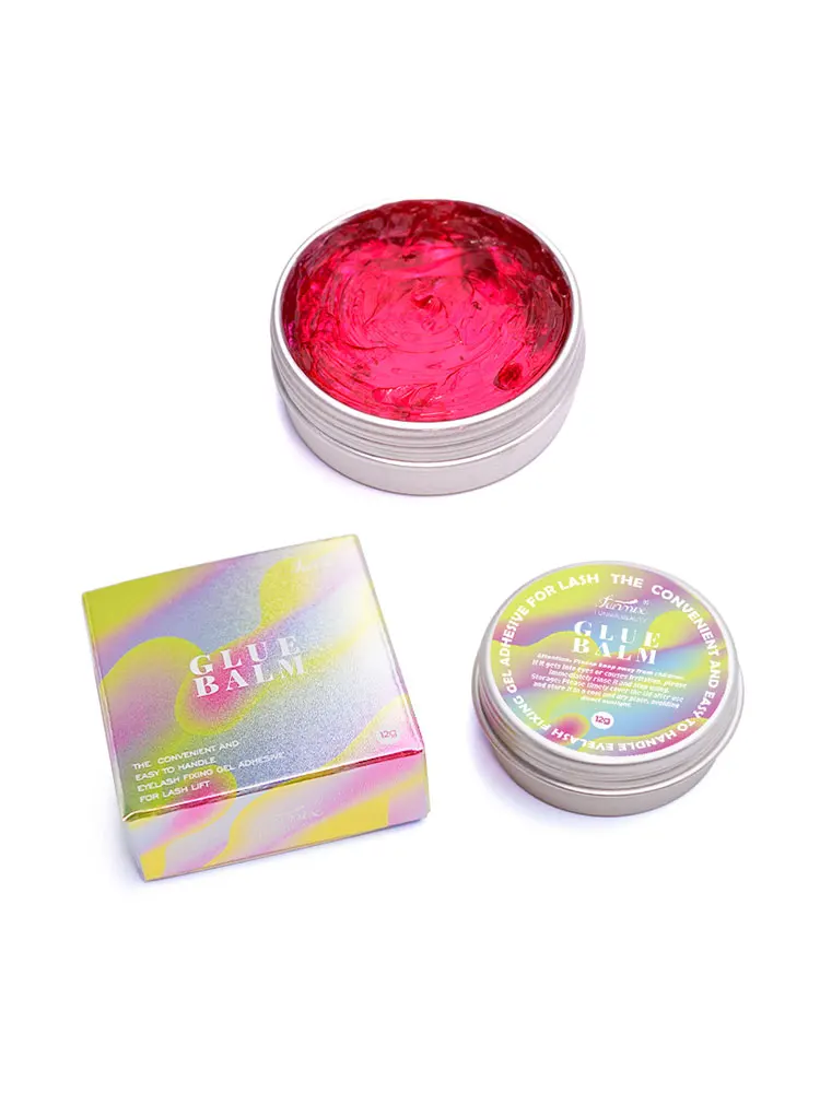 Colle transparente et solide pour rehausser les cils, adhésif de fixation, Non irritant, parfumé, façonnant les sourcils, baume, outil de repassage, 12g