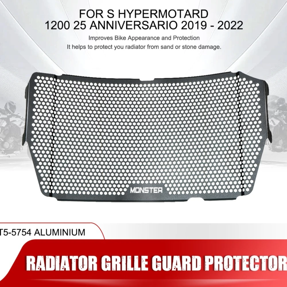 

Radiator Grille Guard Cover For Ducati Diavel 1260 SuperSport 950 S Hypermotard 950 RVE Monster 821 1200 2019 2020 2021 2022