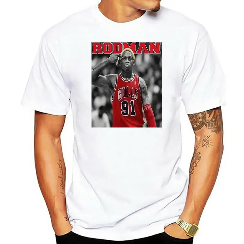 NEW THE WORM DENNIS RODMAN BASKETBALL LEGEND T-SHIRT USA SIZE EM1