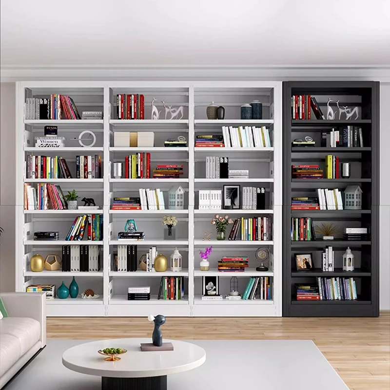 White Plant Storage Bookcase Display Organizers Files Magazine Book Shelf Library Minimalist Boekenplank Cube Furniture XY50BC