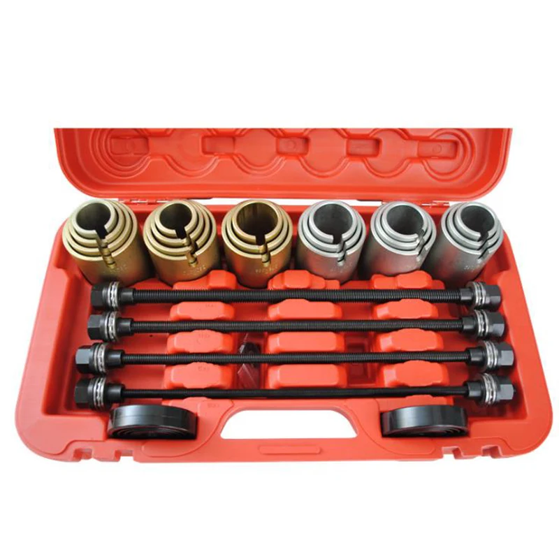 27 pct set Press and Pull Sleeve Tool Kit Bush Bearing Remover Set Iron Sleeve Extractor chassis Bearing Disassembly Tool