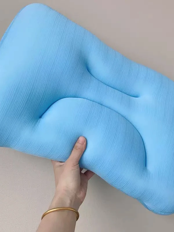 

Охлаждающая подушка из ледяного шелка для комфортного сна, с поддержкой шеи, летняя, дышащая, с наполнителем из полиэфирного волокна и хлопка