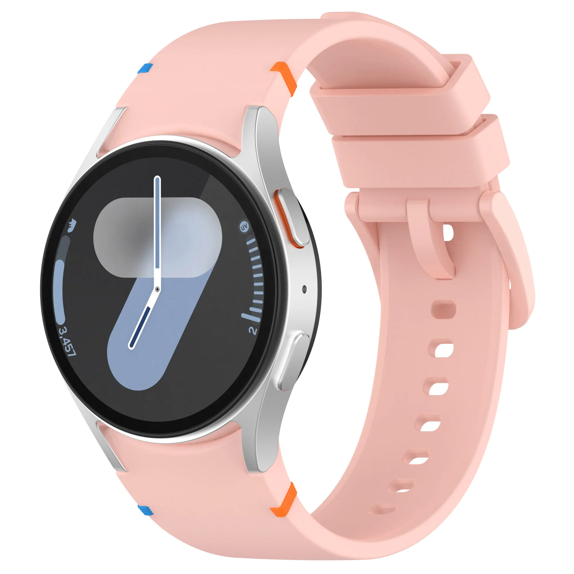 Silikon armband für Samsung Galaxy Uhr 7/6/5/4 40mm 44mm 5 Pro Original Armband ohne Lücke Galaxy Uhr 6 4 klassische 47mm 43mm Band