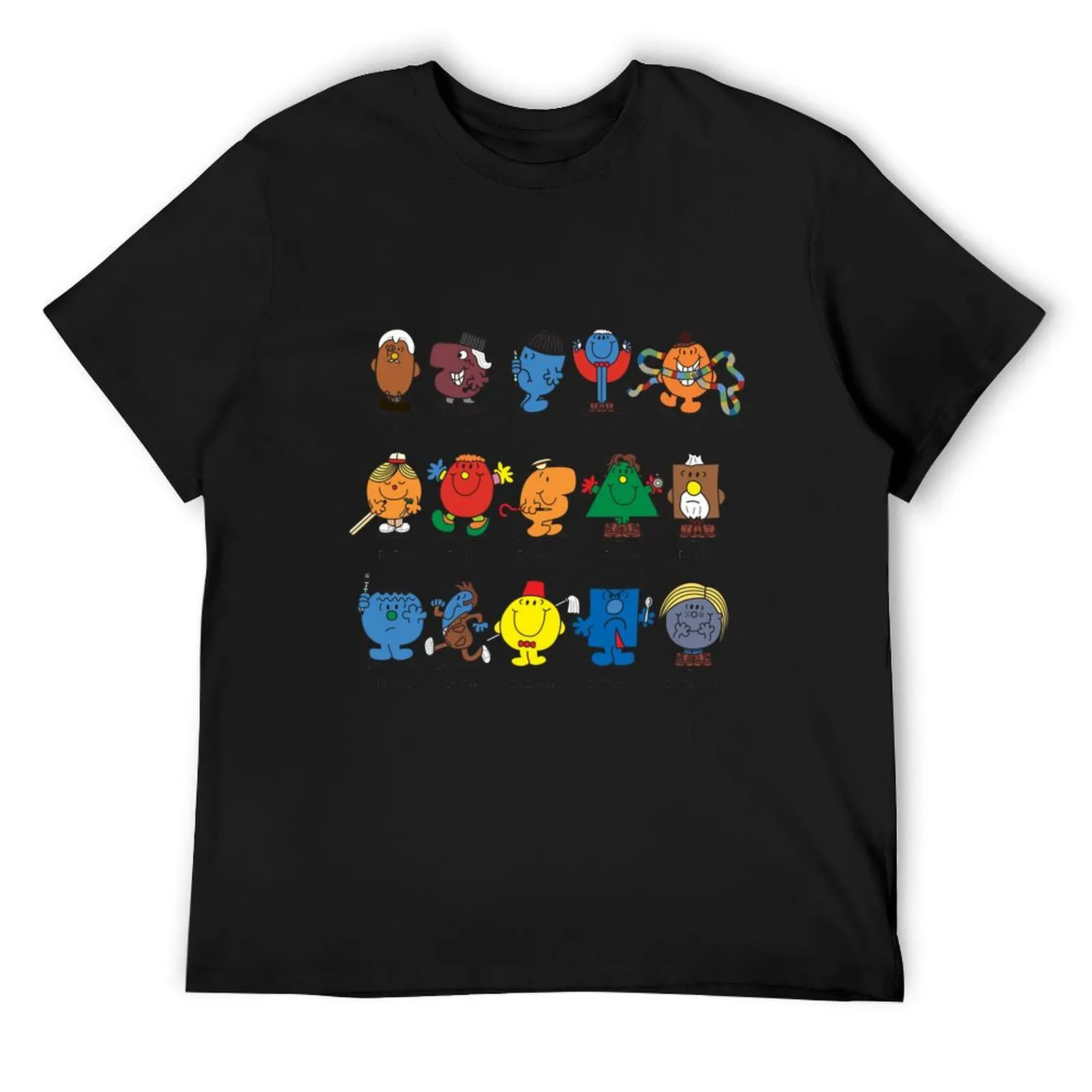 

Футболка Mr Men Who, роскошная одежда, эстетическая одежда labubu, рубашки, футболка с рисунком, мужские футболки с рисунком аниме