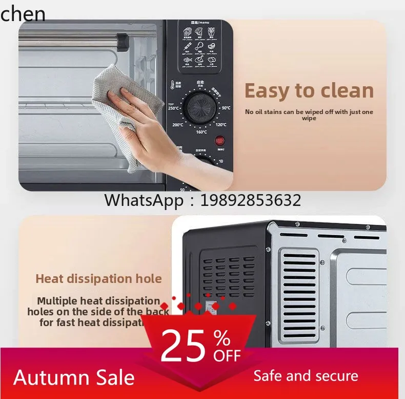

Electric Oven Household Independent Temperature Control Baking Multifunctional 48 Liter Large Capacity Oven Household