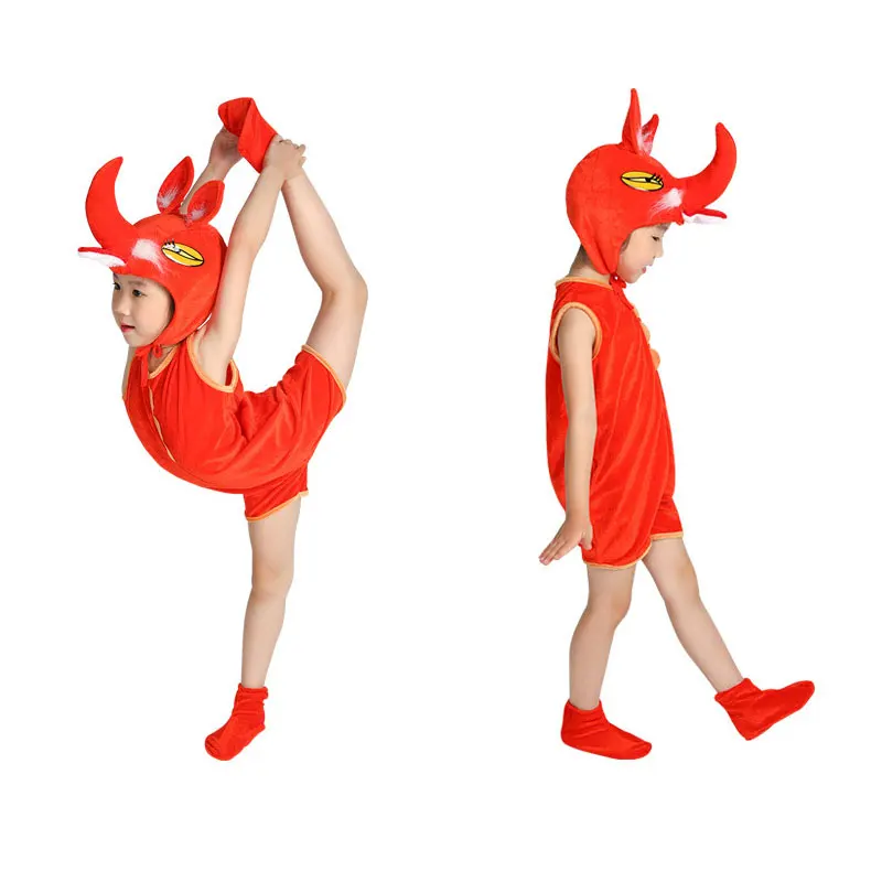 

Animal Cosplay Costumes For Boys Girls Halloween Funny Outfit Holiday For Monkey Squirrel Bird Sleeveless Stage Performances