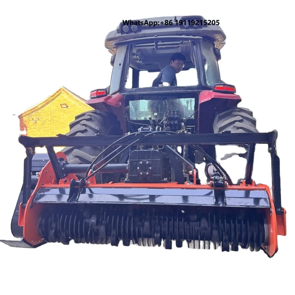 Forestry Mulcher   Heavy Duty Land Clearing   Brush Cutter Forestry Wood Chipper for 3 Point Hitch Tractor  PTO Mulcher