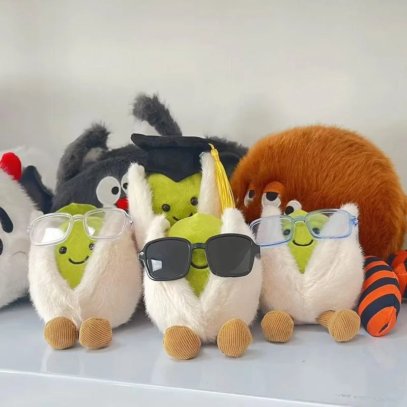 Nuovo 14 cm creativo pistacchio peluche bambola giocattolo espressione super carina mini borsa ciondolo portachiavi regalo di festa per adulti per bambini