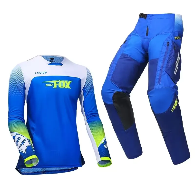 

2024 for FH MX Suit Motocross Gear Set Off Road Jersey Set With Pocket Dirt Bike Jersey And Pants Moto Racing Clothing