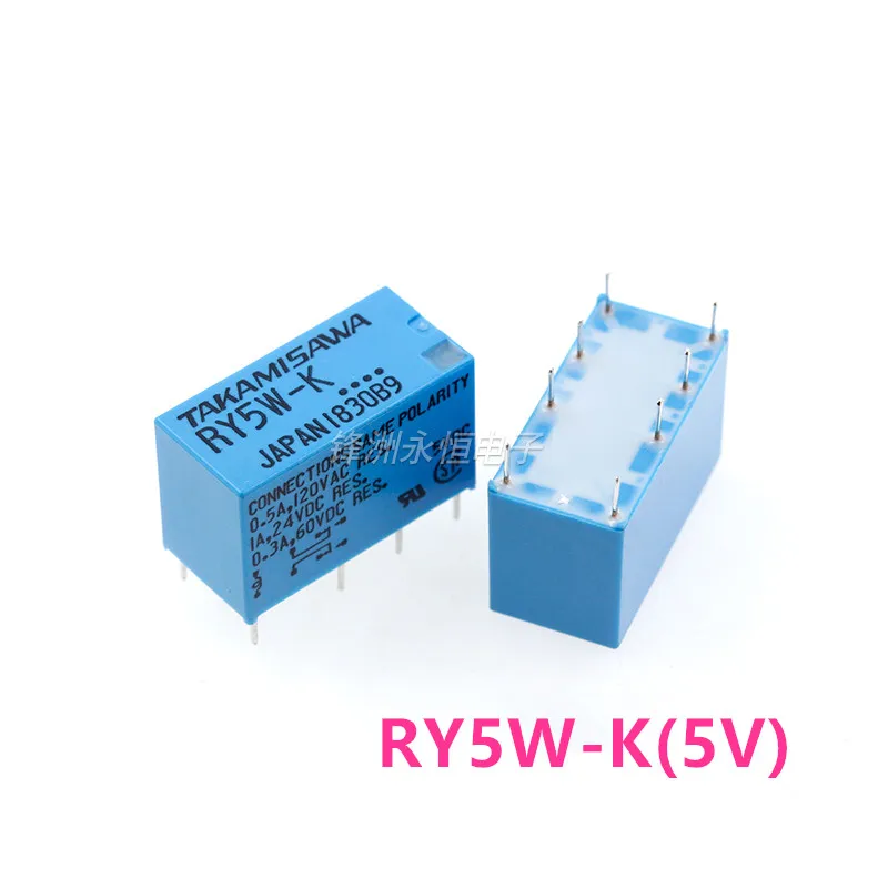 5Pcs New Original Relay RY5W-K RY12W-K RY24W-K 1A 8PIN 5V 12V 24V Signal Relay JY12H-K 12VDC JY24H-K 24VDC 5A 4PIN power relay