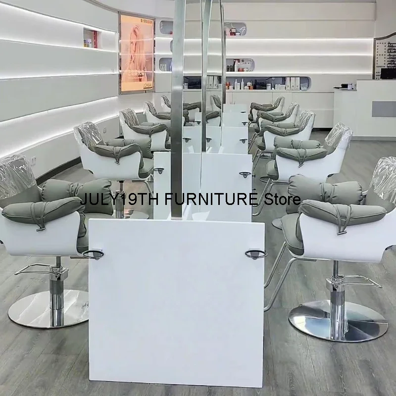 Moderne schönheit friseurs tuhl haarstylist verstellbarer luxus salon stuhl spezialität komfort chaise coiffeuse salon möbel hd