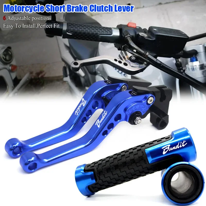 Fit For GSF 650 1200 1250 Bandit GSF650S GSF650N Motorcycle Clutch Brake Lever Aluminum Extendable Adjustable Foldable Levers