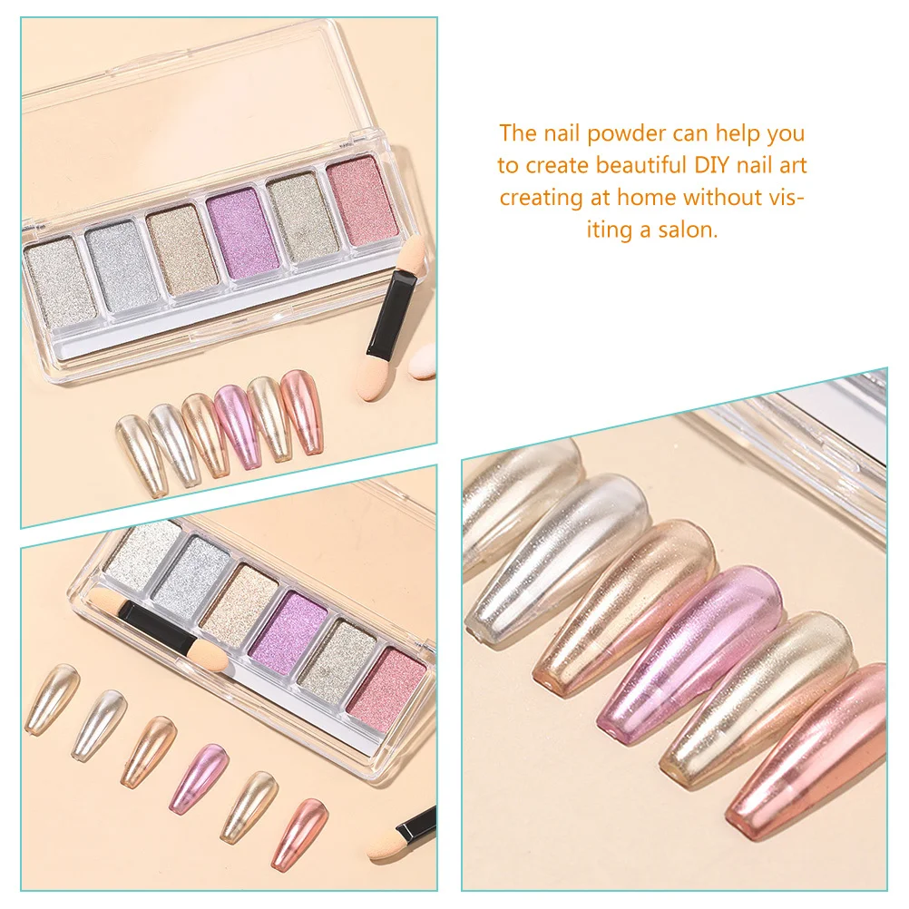 

Mirror Effect Nail Powder Glitter Holographic Pigment for DIY Art Decoration Shiny Nails Nail Powder Glitters for Nails
