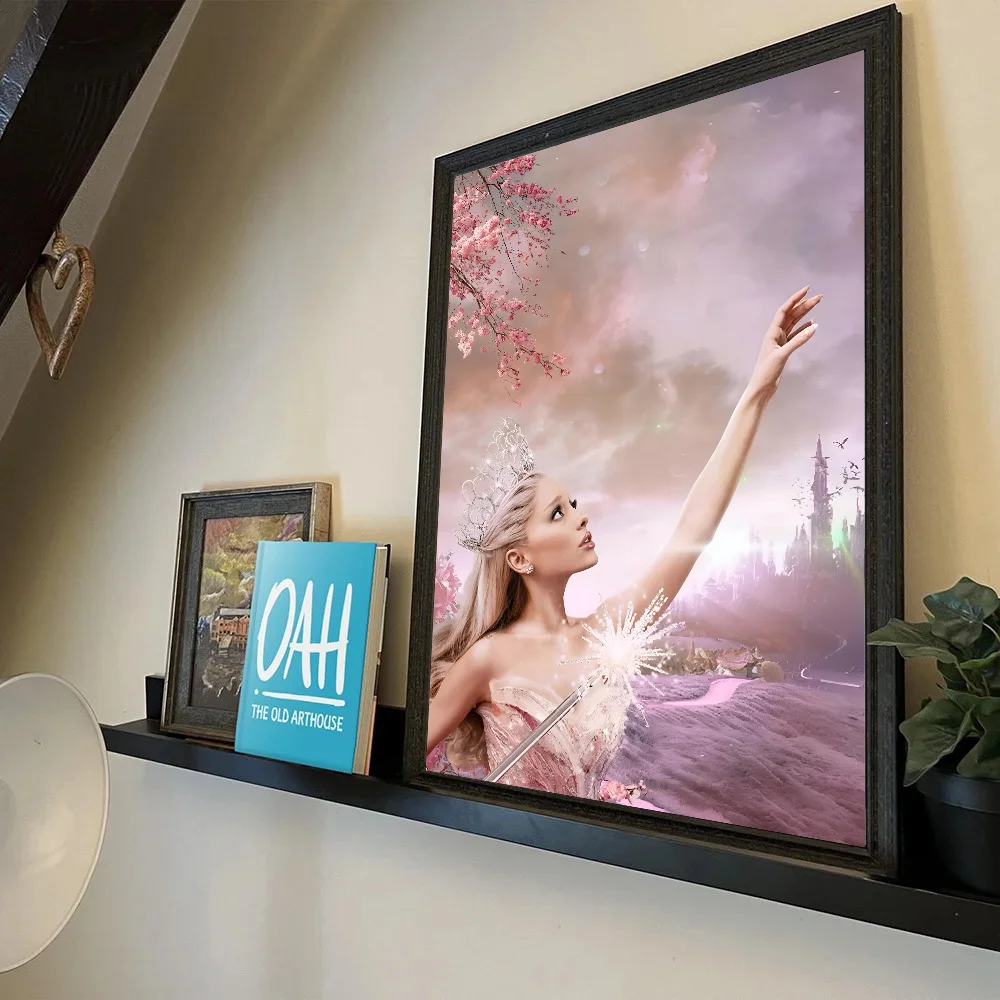 1 قطعة A-Arianas المغني G-Grande المشارك ذاتية اللصق الفن ورق مقاوم للماء ملصق مقهى بار غرفة جدار ديكور