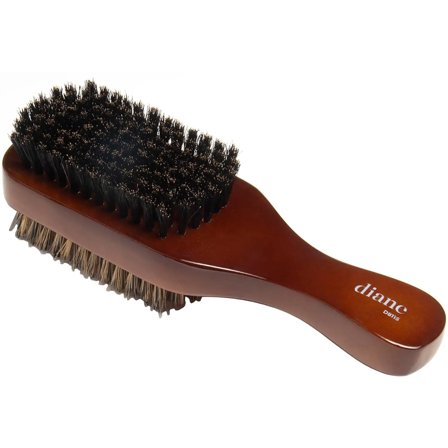 

2-Sided Boar Bristle Brush for Men, Medium & Firm, Detangles & Smooths Thick Curly Hair, Adds Shine