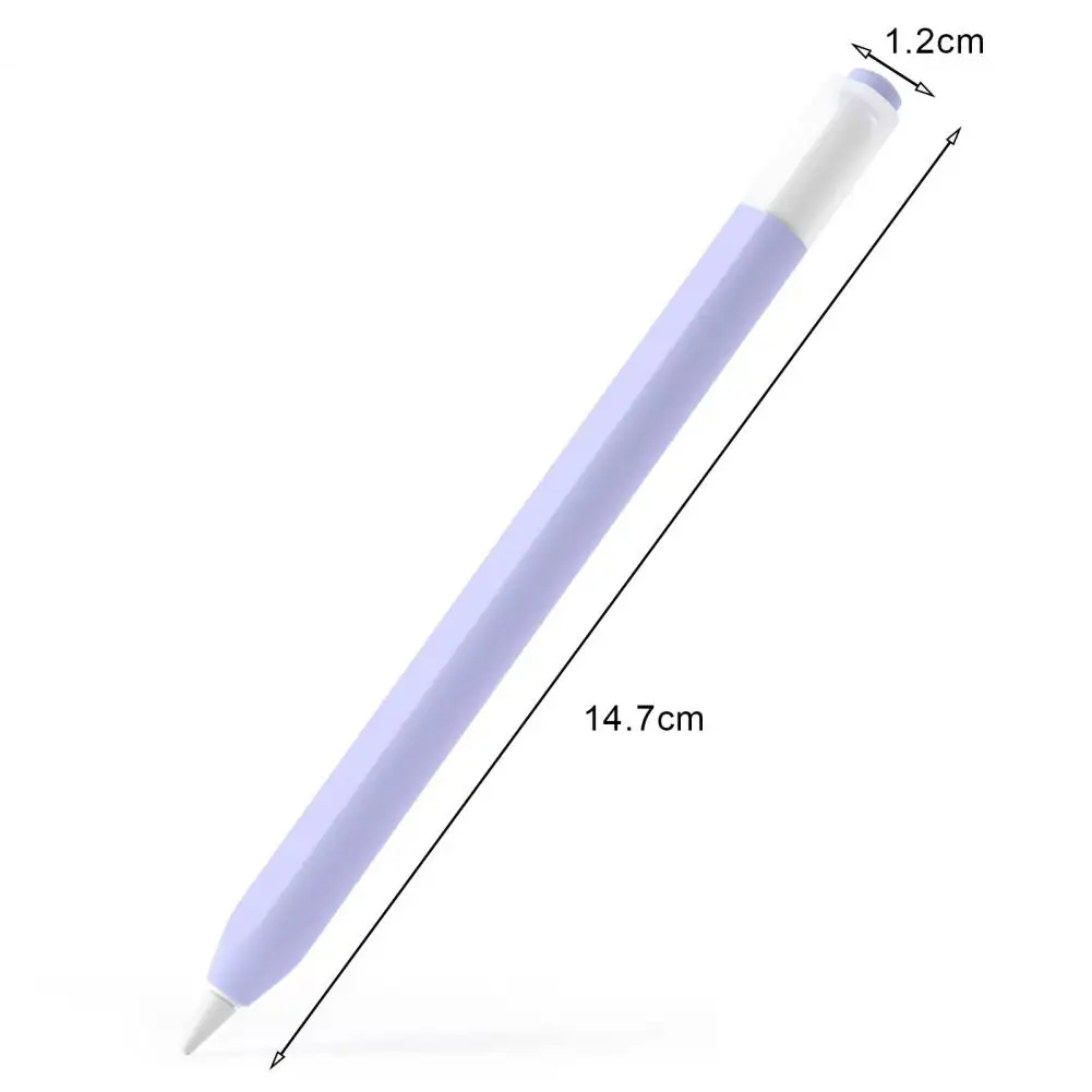 Non-slip Stylus Cover Silicone Protective Case for Apple Pencil 3 Anti-slip Grip Sleeve Thin Stylus Pen Cover Capacitive Tablet
