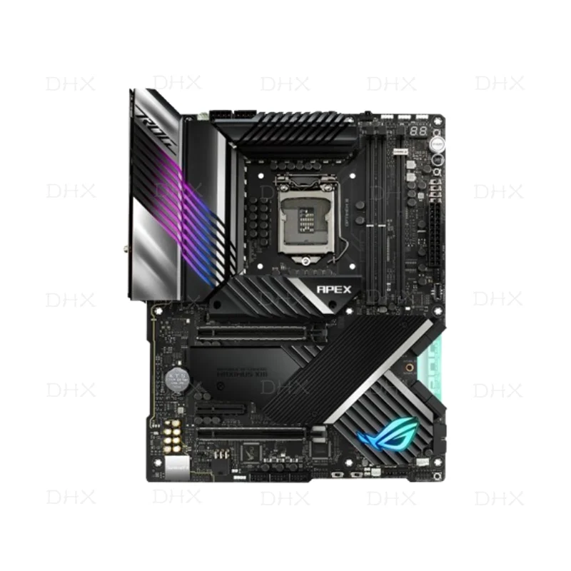 For ROG MAXIMUS XIII APEX Motherboard 64GB M.2 LGA 1200 DDR4 ATX Z590 Mainboard 100% Tested Fully Work be shipp quickly DH